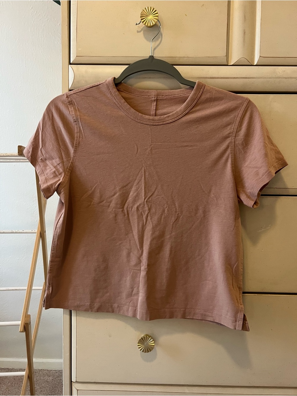 lululemon athletica Short Sleeve Crew Tee in Dusty Rose